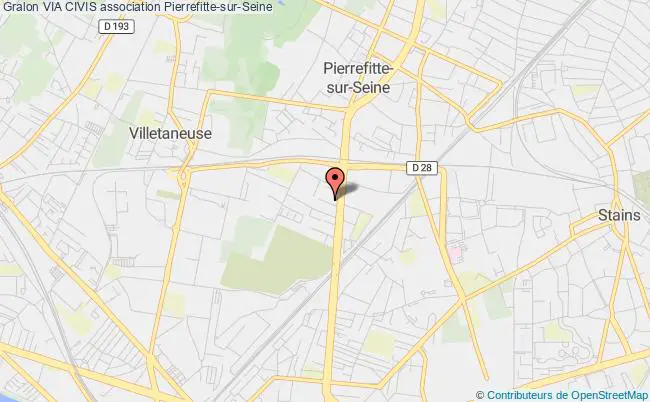 plan association Via Civis Pierrefitte-sur-Seine