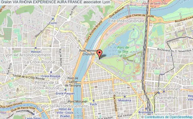 plan association Via RhÔna ExpÉrience Aura France Lyon