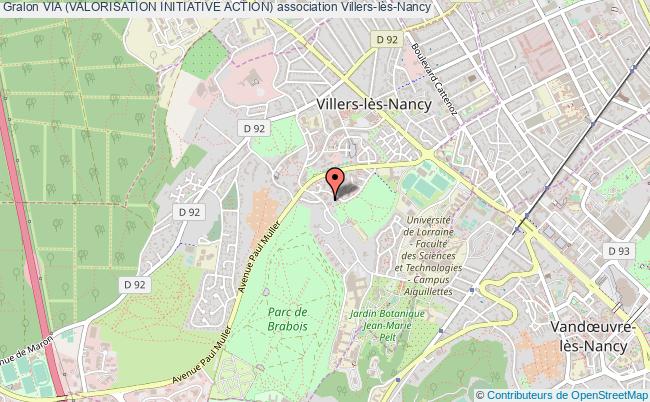 plan association Via (valorisation Initiative Action) Villers-lès-Nancy