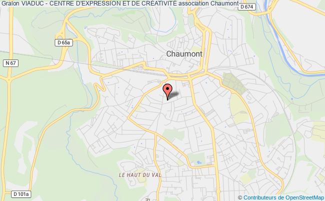 plan association Viaduc - Centre D'expression Et De CrÉativitÉ Chaumont