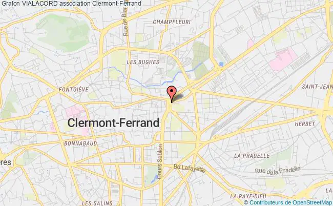 plan association Vialacord Clermont-Ferrand