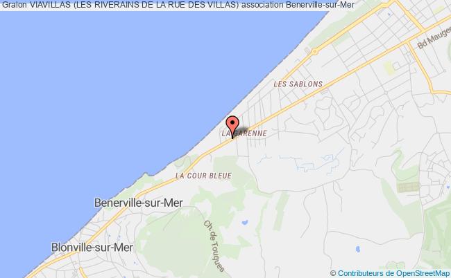 plan association Viavillas (les Riverains De La Rue Des Villas) Benerville-sur-Mer