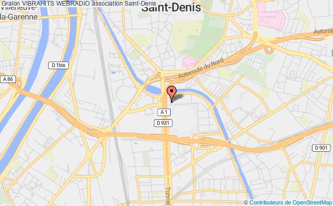 plan association Vibrahits Webradio Saint-Denis