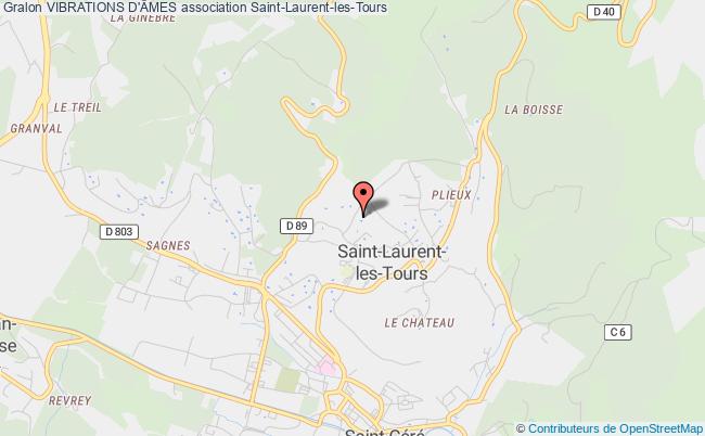 plan association Vibrations D'Âmes Saint-Laurent-les-Tours