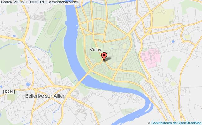 plan association Vichy Commerce Vichy