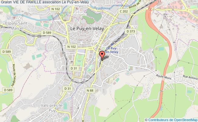 plan association Vie De Famille Le    Puy-en-Velay