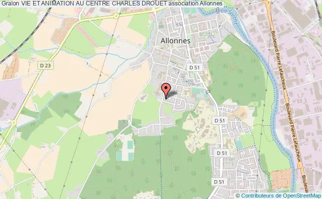 plan association Vie Et Animation Au Centre Charles Drouet Allonnes