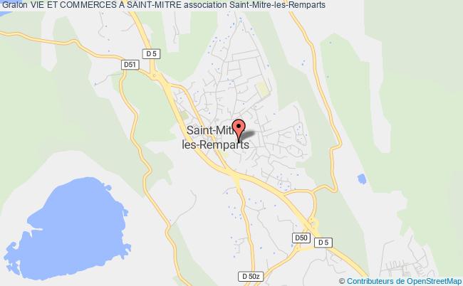 plan association Vie Et Commerces A Saint-mitre Saint-Mitre-les-Remparts