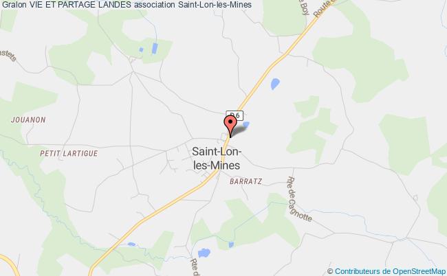plan association Vie Et Partage Landes Saint-Lon-les-Mines