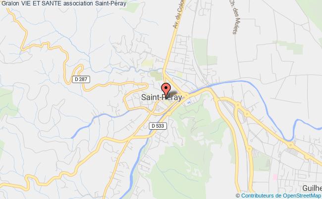 plan association Vie Et Sante Saint-Péray
