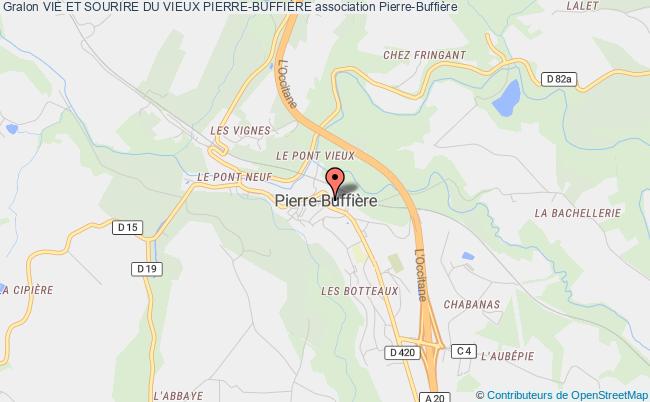 plan association Vie Et Sourire Du Vieux Pierre-buffiÈre Pierre-Buffière