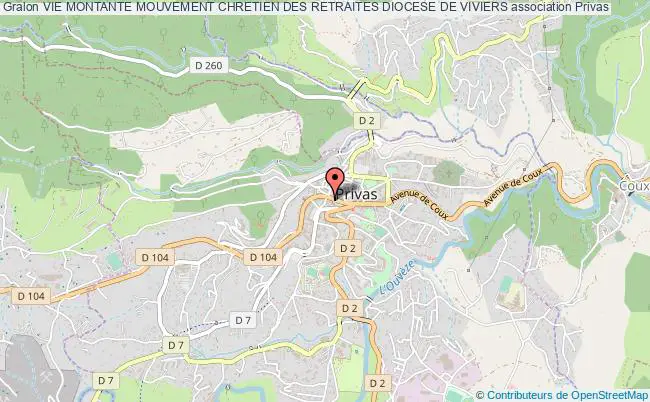 plan association Vie Montante Mouvement Chretien Des Retraites Diocese De Viviers Privas