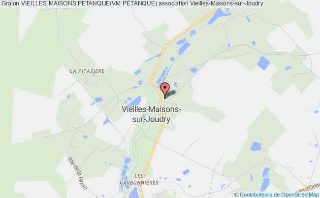 plan association Vieilles Maisons Petanque(vm PÉtanque) Vieilles-Maisons-sur-Joudry