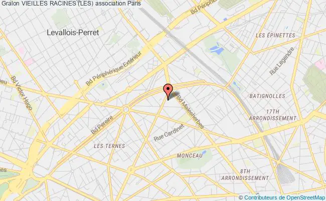 plan association Vieilles Racines (les) Paris
