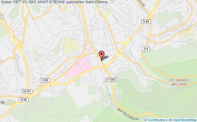 plan association Viet Vo Dao Saint-etienne Saint-Étienne