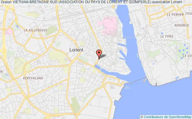 plan association Vietnam-bretagne Sud (association Du Pays De Lorient Et Quimperle) Lorient