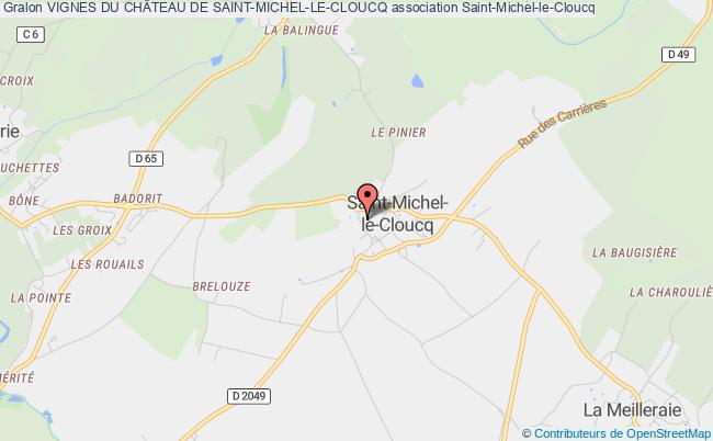 plan association Vignes Du ChÂteau De Saint-michel-le-cloucq Saint-Michel-le-Cloucq