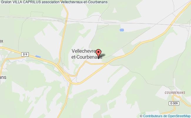 plan association Villa Caprilus Vellechevreux-et-Courbenans