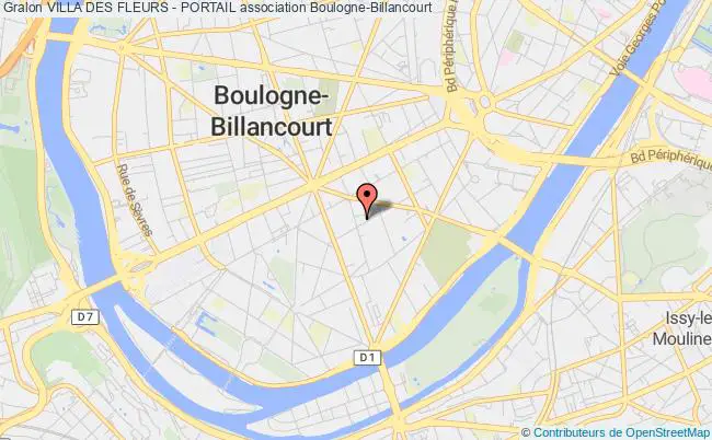 plan association Villa Des Fleurs - Portail Boulogne-Billancourt