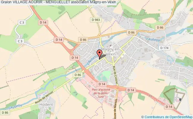 plan association Village Aourir - Menguellet Magny-en-Vexin