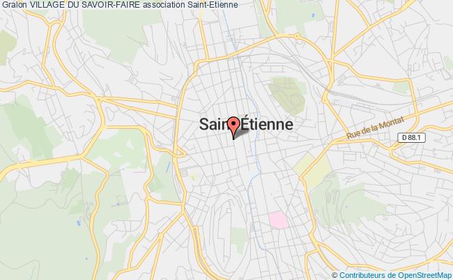 plan association Village Du Savoir-faire Saint-Étienne