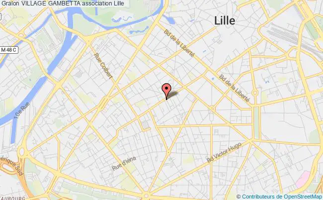 plan association Village Gambetta Lille