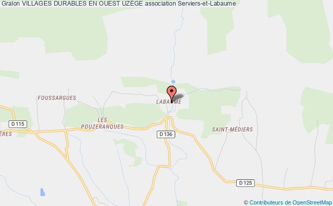 plan association Villages Durables En Ouest UzÈge Serviers-et-Labaume