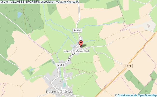 plan association Villages Sportifs Vaux-le-Moncelot