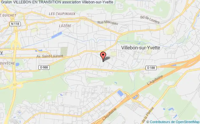 plan association Villebon En Transition Villebon-sur-Yvette