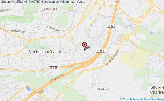 plan association Villebon'ne Action Villebon-sur-Yvette