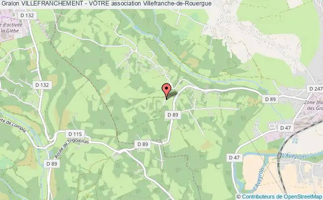 plan association Villefranchement - VÔtre Villefranche-de-Rouergue