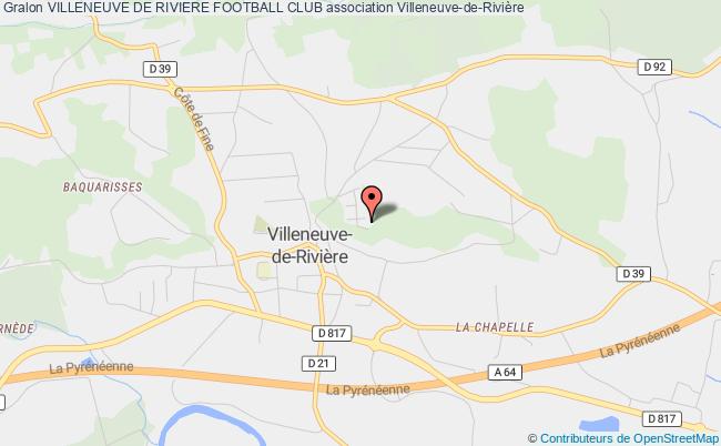 plan association Villeneuve De Riviere Football Club Villeneuve-de-Rivière