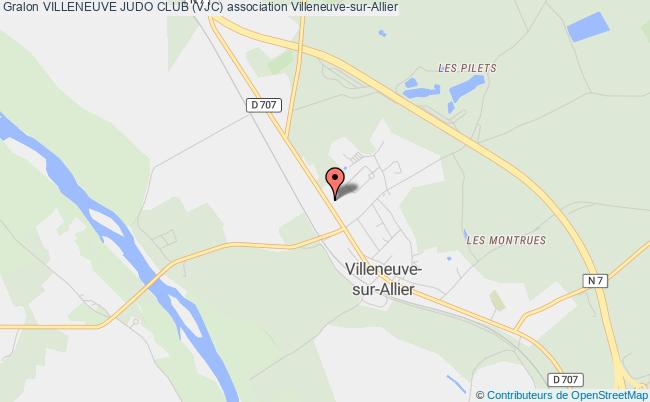 plan association Villeneuve Judo Club (vjc) Villeneuve-sur-Allier