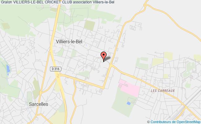 plan association Villiers-le-bel Cricket Club Villiers-le-Bel