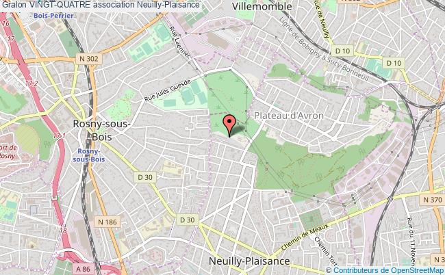 plan association Vingt-quatre Neuilly-Plaisance