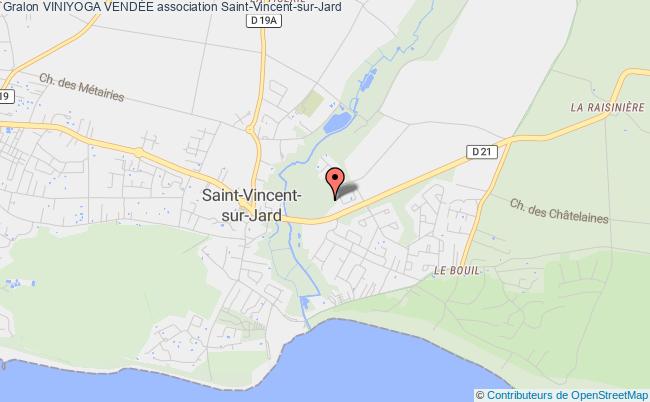 plan association Viniyoga VendÉe Saint-Vincent-sur-Jard