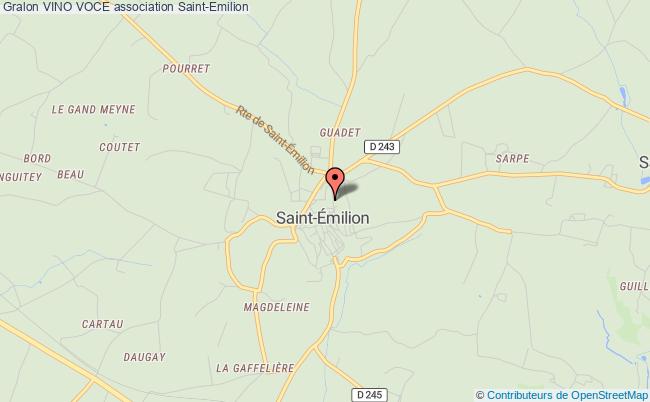 plan association Vino Voce Saint-Émilion