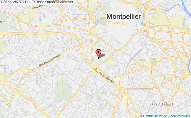 plan association Vins D'elles Montpellier