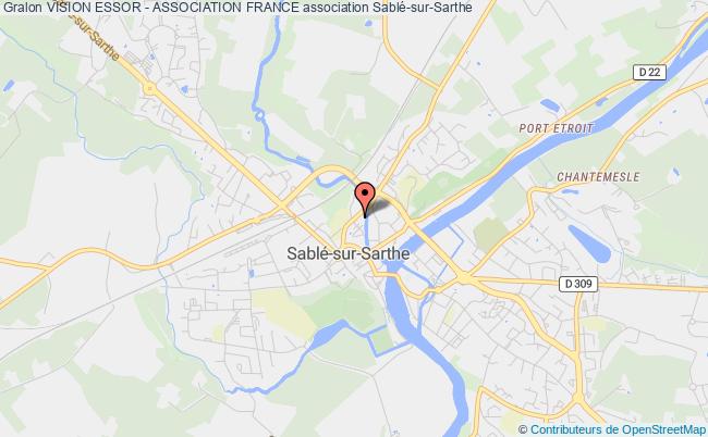 plan association Vision Essor - Association France Sablé-sur-Sarthe