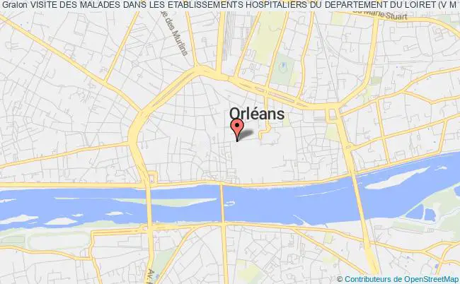 plan association Visite Des Malades Dans Les Etablissements Hospitaliers Du Departement Du Loiret (v M E H) Orléans