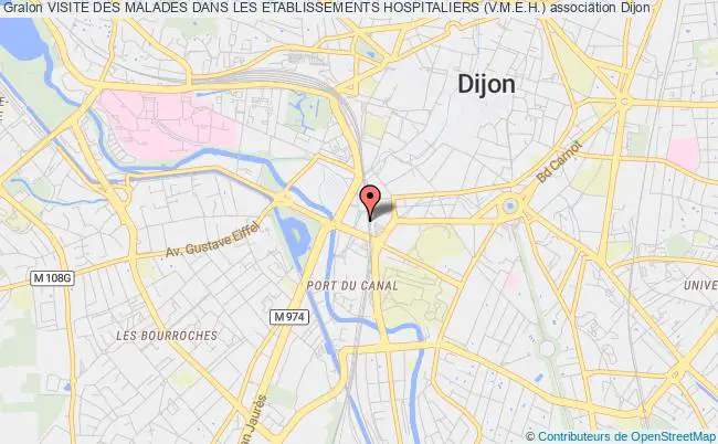 plan association Visite Des Malades Dans Les Etablissements Hospitaliers (v.m.e.h.) Dijon