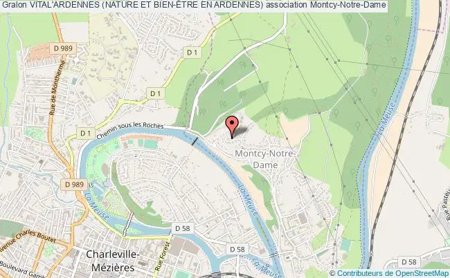 plan association Vital'ardennes (nature Et Bien-Être En Ardennes) Montcy-Notre-Dame