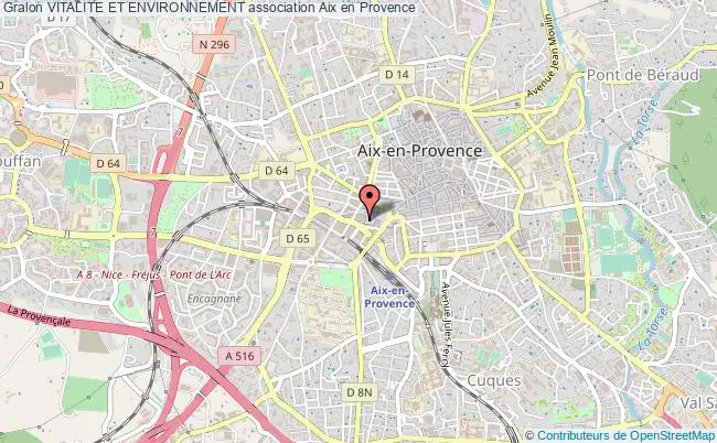 plan association Vitalite Et Environnement Aix-en-Provence