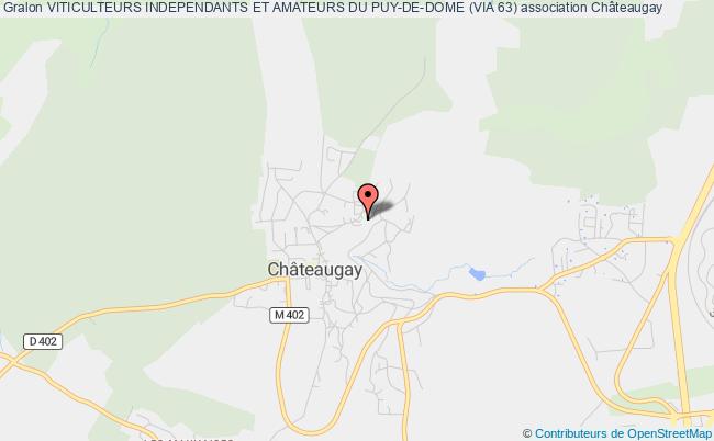 plan association Viticulteurs Independants Et Amateurs Du Puy-de-dome (via 63) Châteaugay