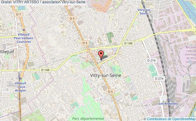 plan association Vitry Artsso ! Vitry-sur-Seine