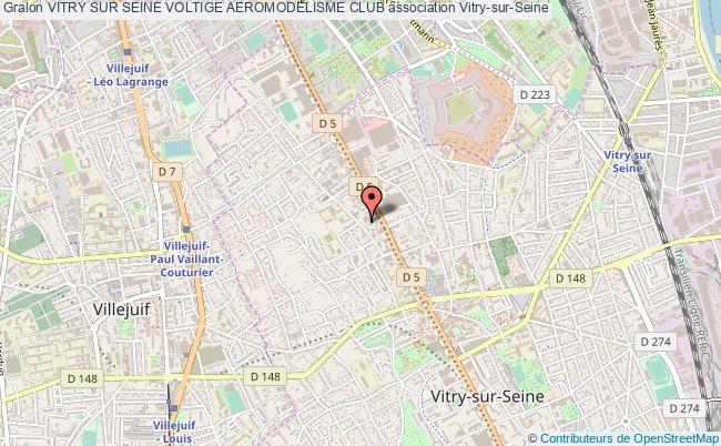 plan association Vitry Sur Seine Voltige Aeromodelisme Club Vitry-sur-Seine
