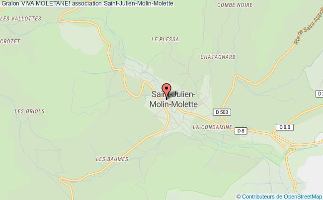 plan association Viva Moletane! Saint-Julien-Molin-Molette