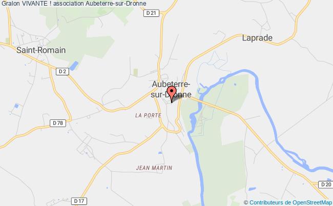 plan association Vivante ! Aubeterre-sur-Dronne