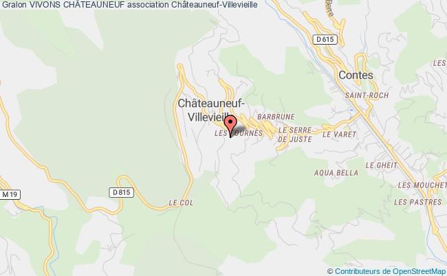 plan association Vivons ChÂteauneuf Châteauneuf-Villevieille