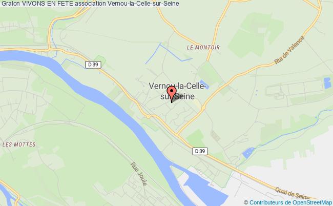 plan association Vivons En Fete Vernou-la-Celle-sur-Seine
